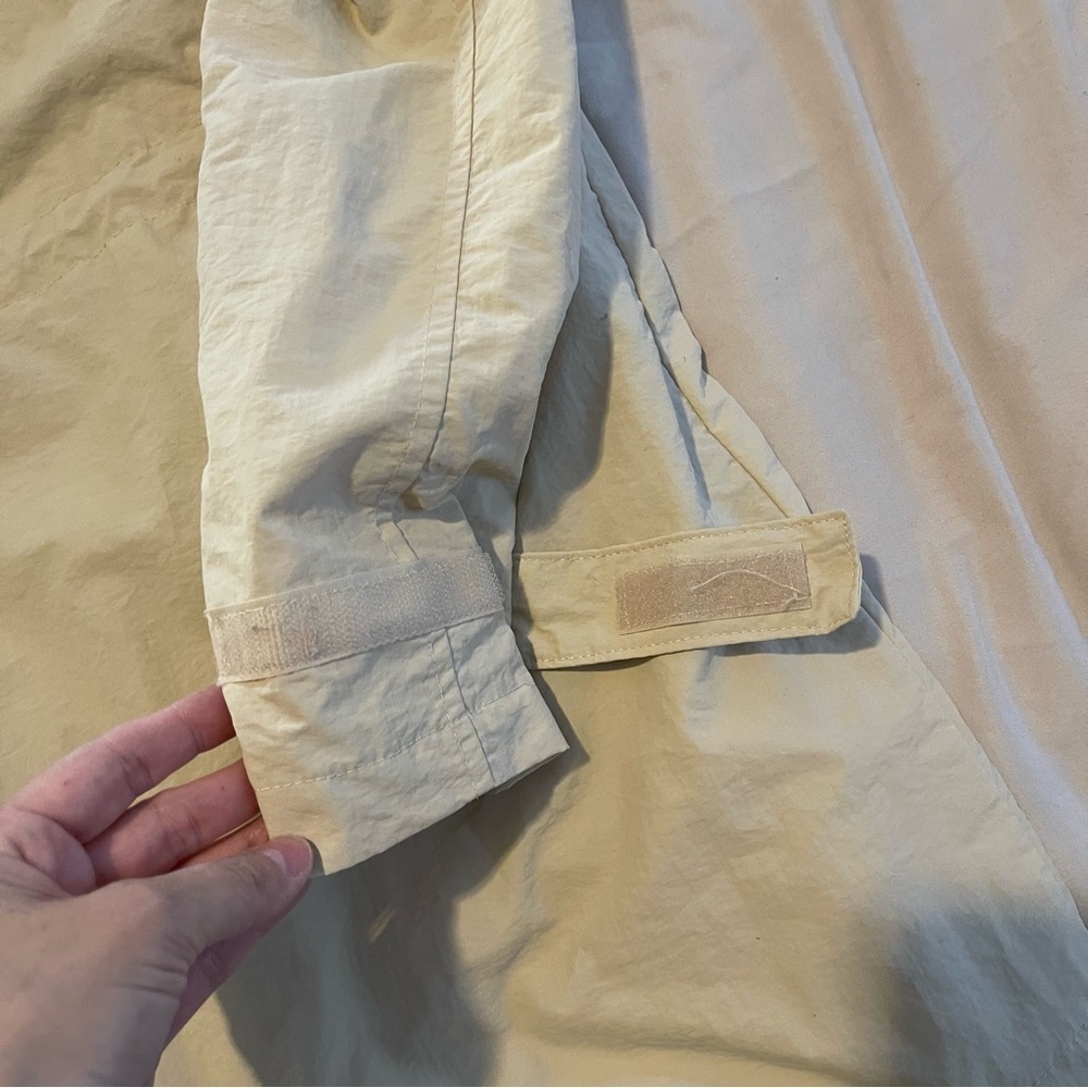 Beige Hooded Women’s Utility Jacket - Picture 7 of 7